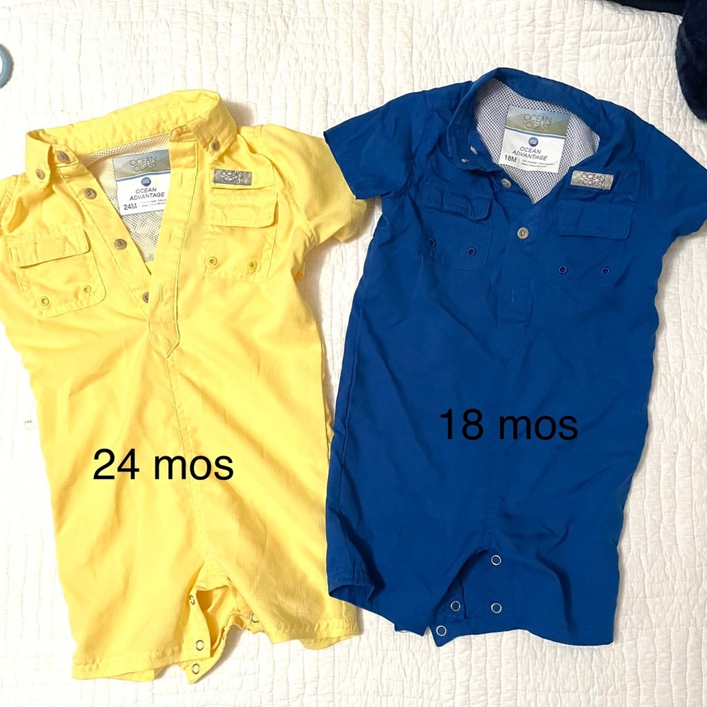 Baby boy fisherman rompers(2)